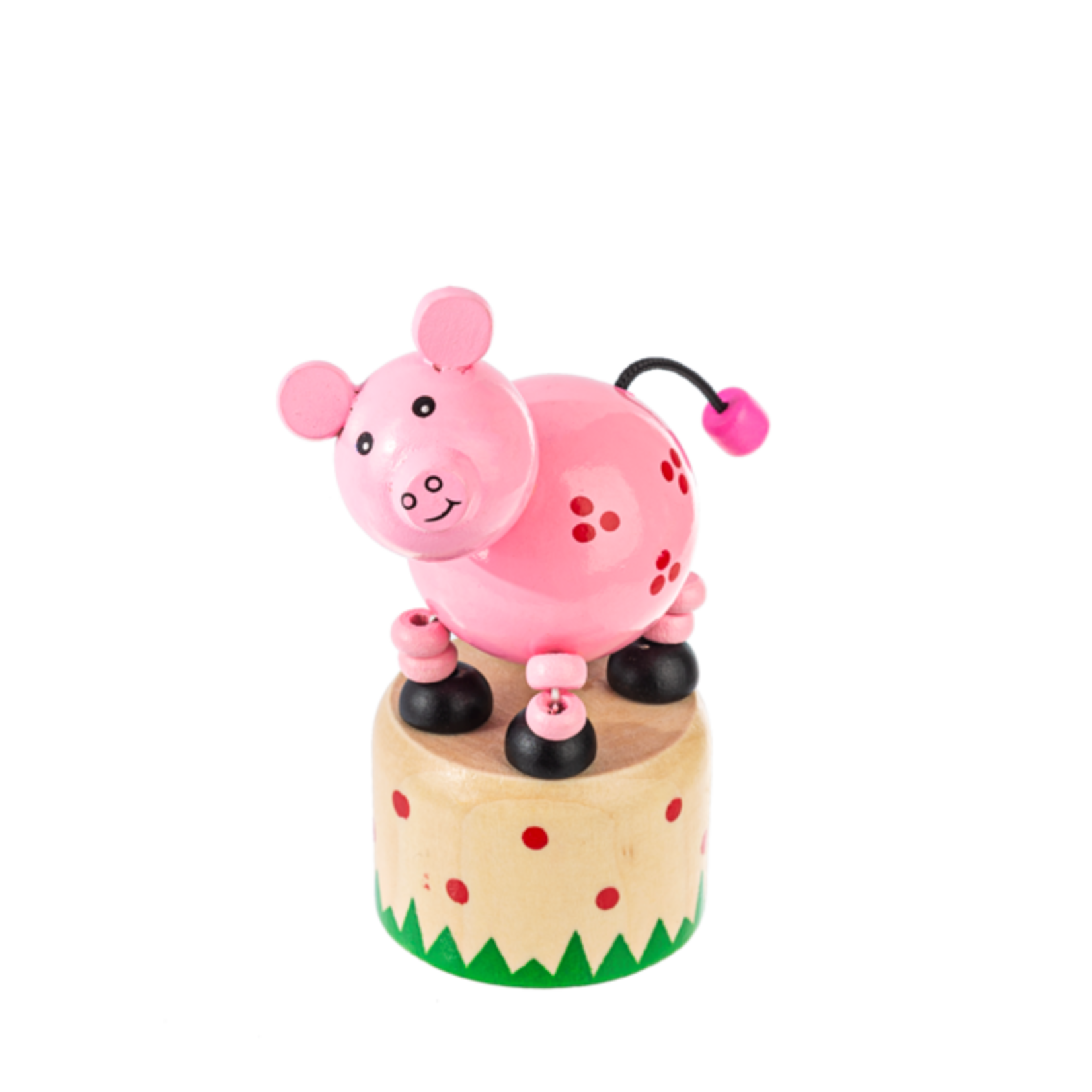 Baby Ganz Push Puppet Pink Pig