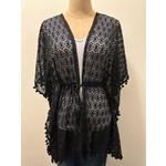 DM Merchandise All Threads Cabana Kimono Black