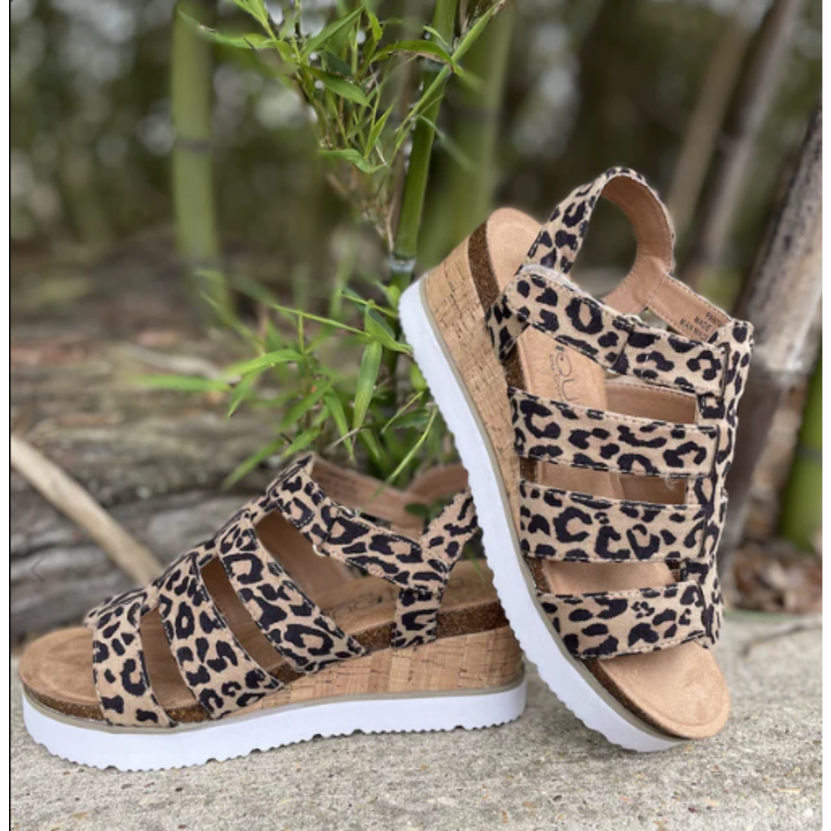 Corkys Corkys Fantasy Wedge Sandals Leopard