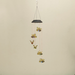 Gerson Solar Lighted Bee Wind Chime