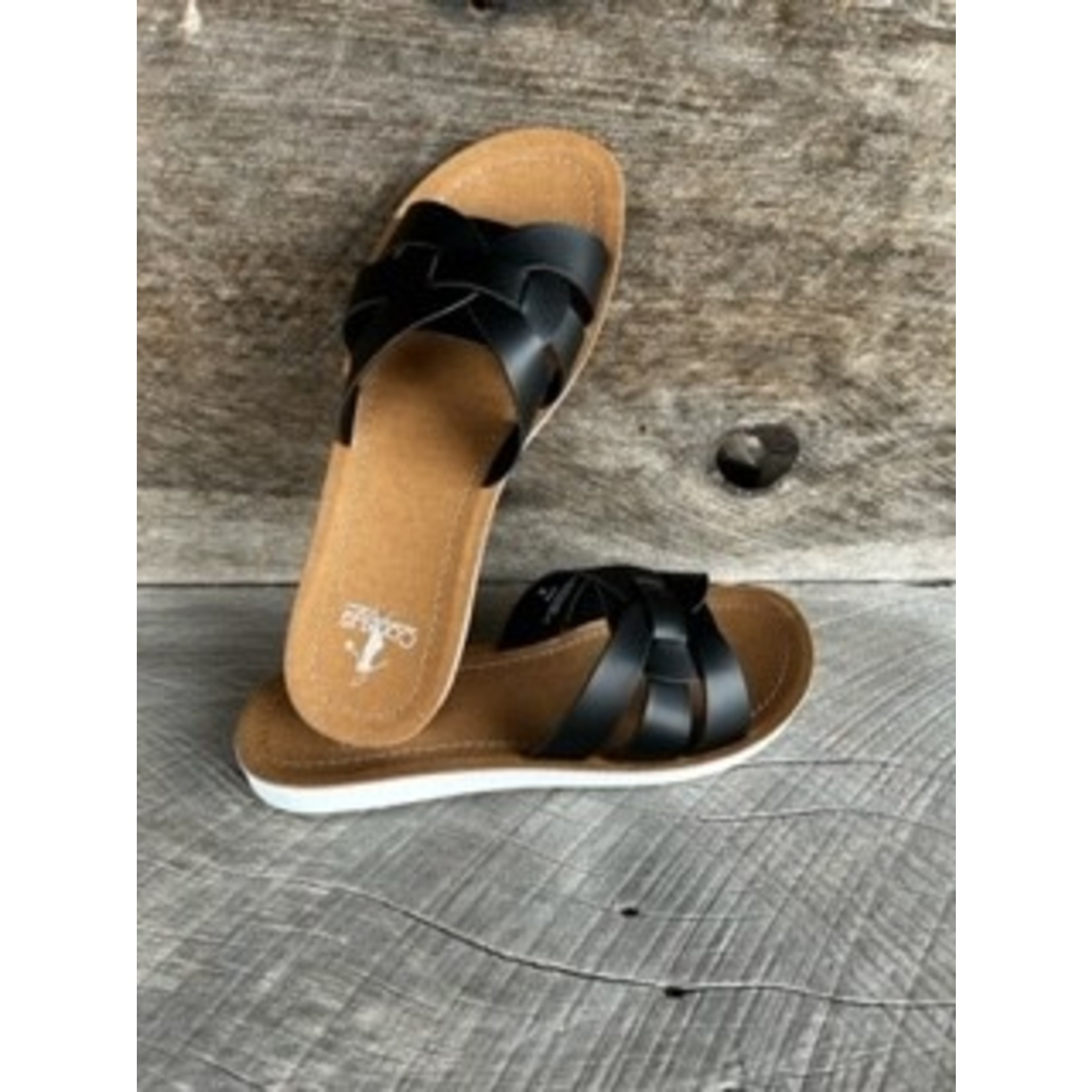 Corkys Corkys Rouge Black Sandal