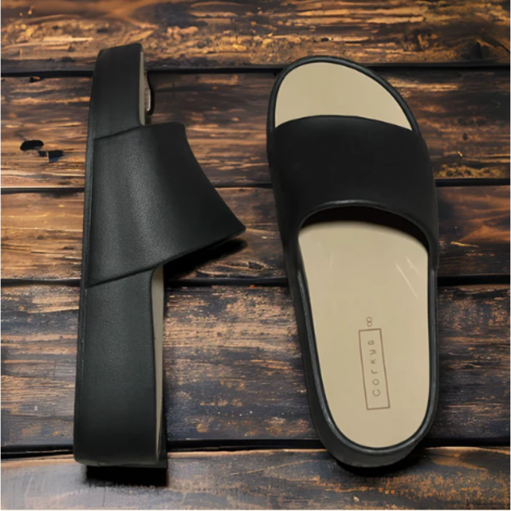 Corkys Corkys Popsicle Black Sandal