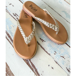 Corkys Corkys Pigtail Gold Sandals