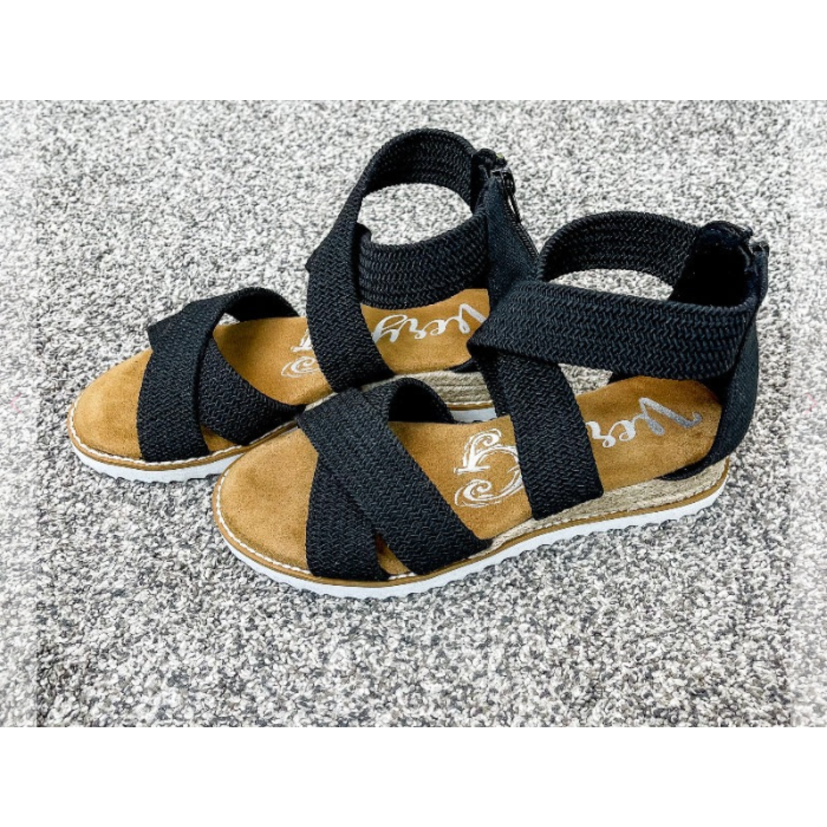 Very G Very G Sadie Wedge Black Size 11