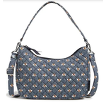 Vera Bradley Vera Bradley Frannie Crescent Crossbody Bees Navy