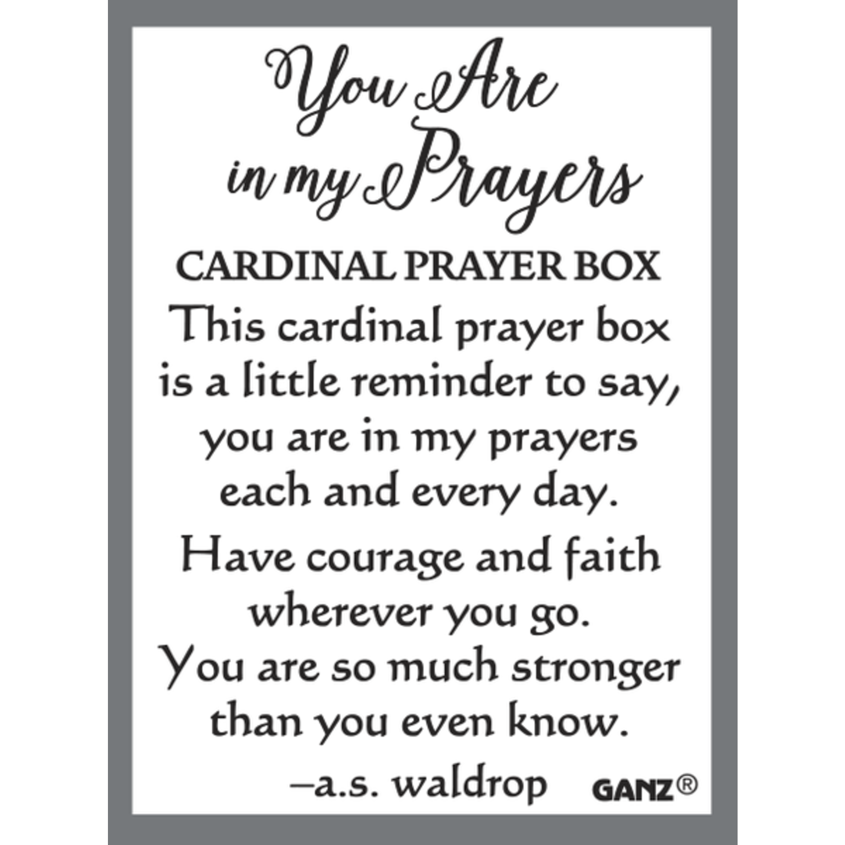 Ganz You Are in My Prayers Charm