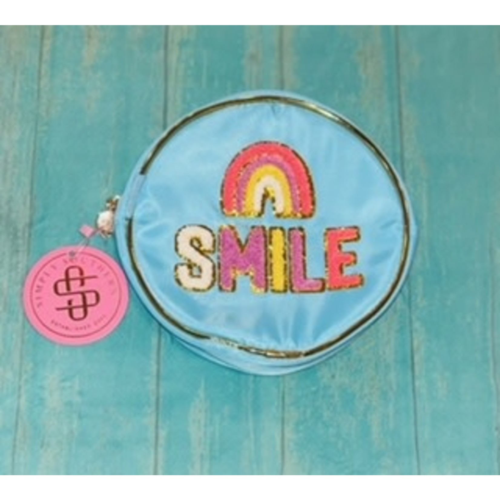Simply Southern Simply Southern Sparkle Bag Smile Blue