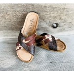 Very G Very G Ari Brown Cow Sandals