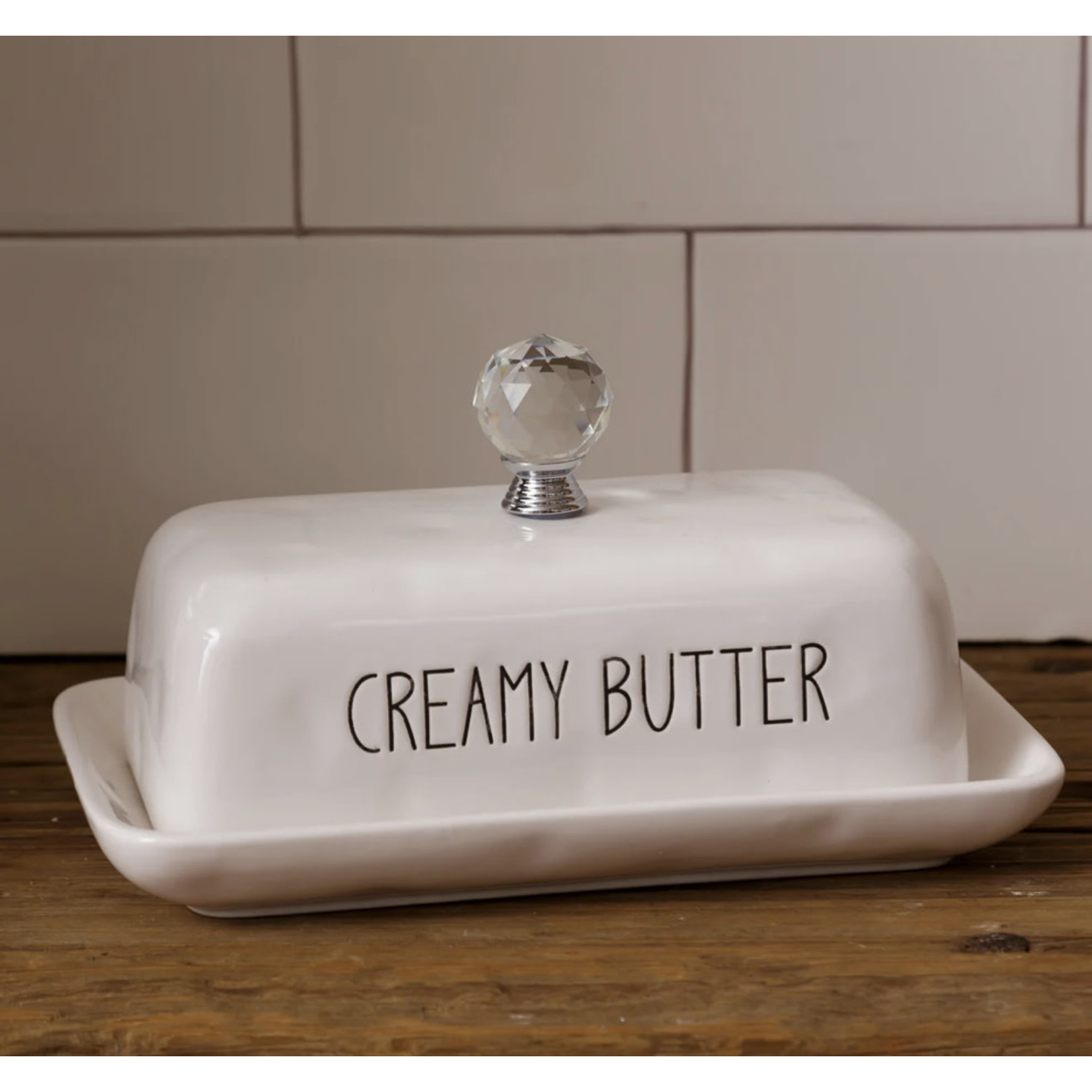 Audrey’s Creamy Butter Ceramic Butter Dish