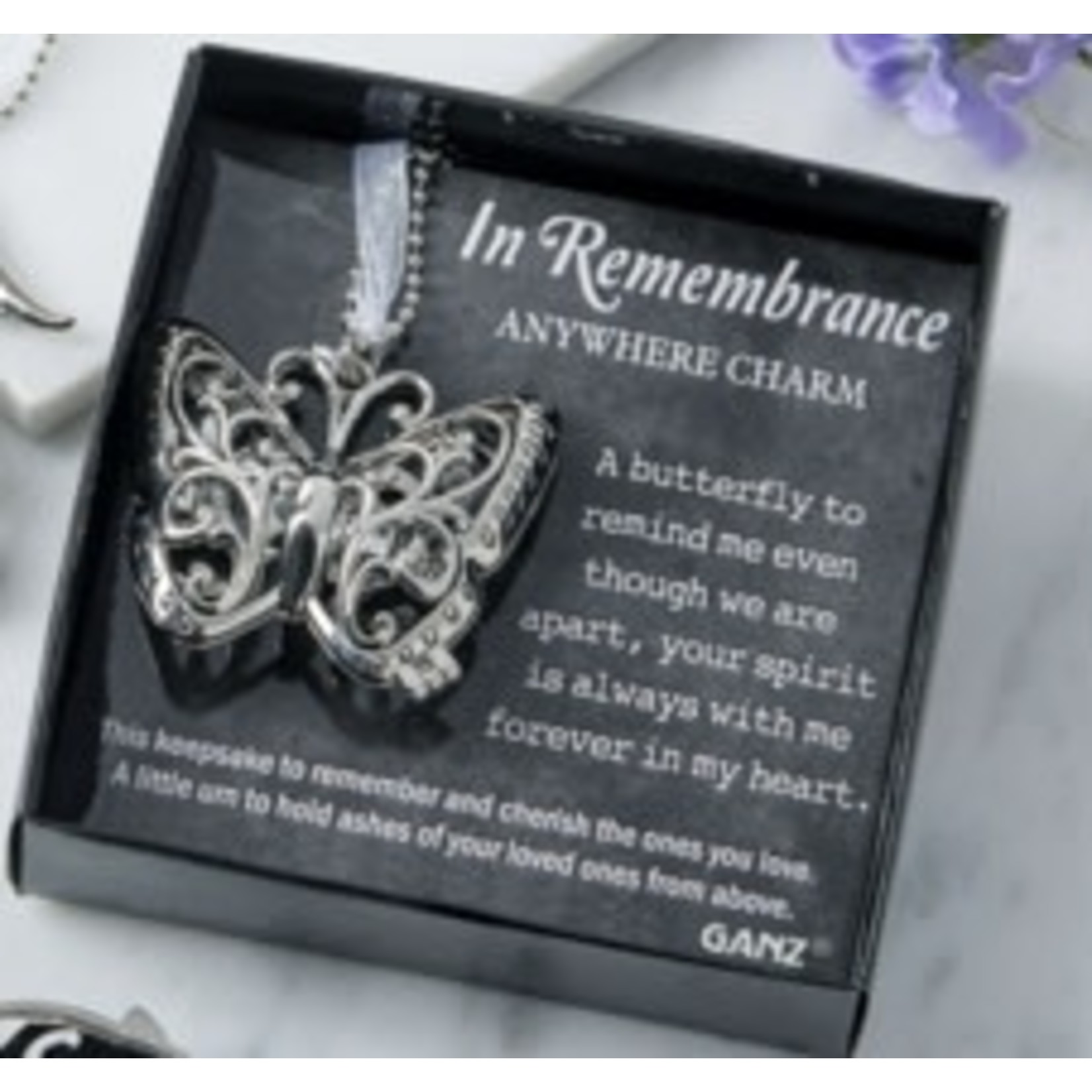 Ganz In Remembrance Butterfly Anywhere Charm