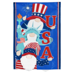 Evergreen USA Gnomes Garden Flag