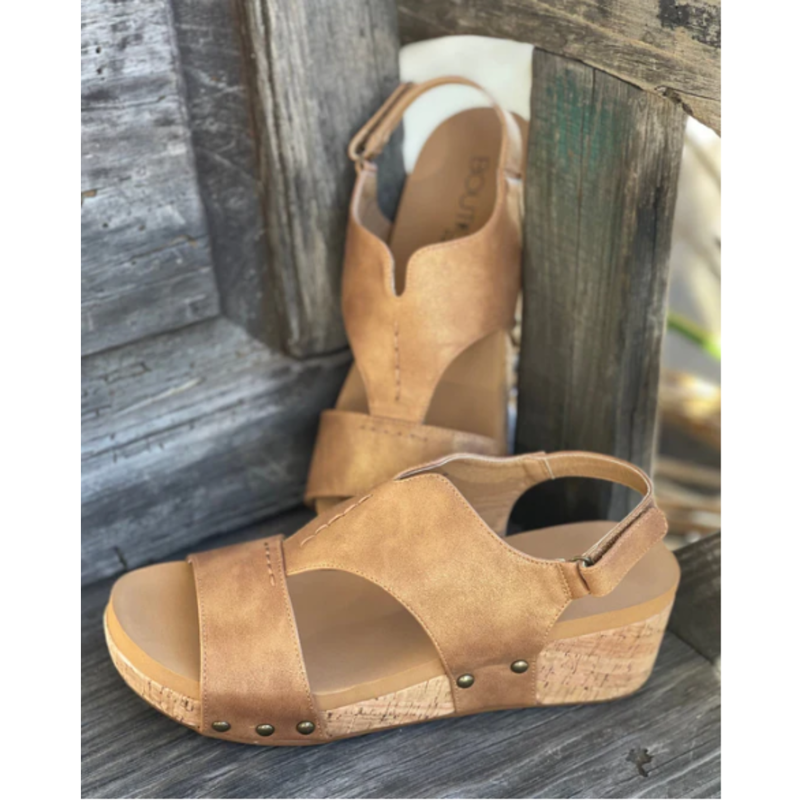 Corkys Corkys Refreshing Brown Wedge