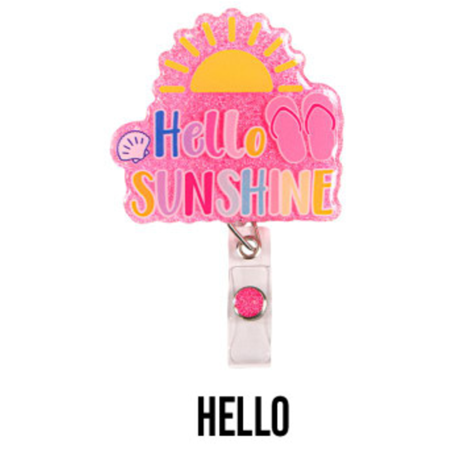 Simply Southern Simply Southern Badge Reel Hello Sunshine