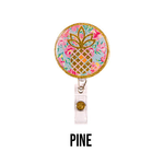 Simply Southern Simply Southern Badge Reel Pineapple