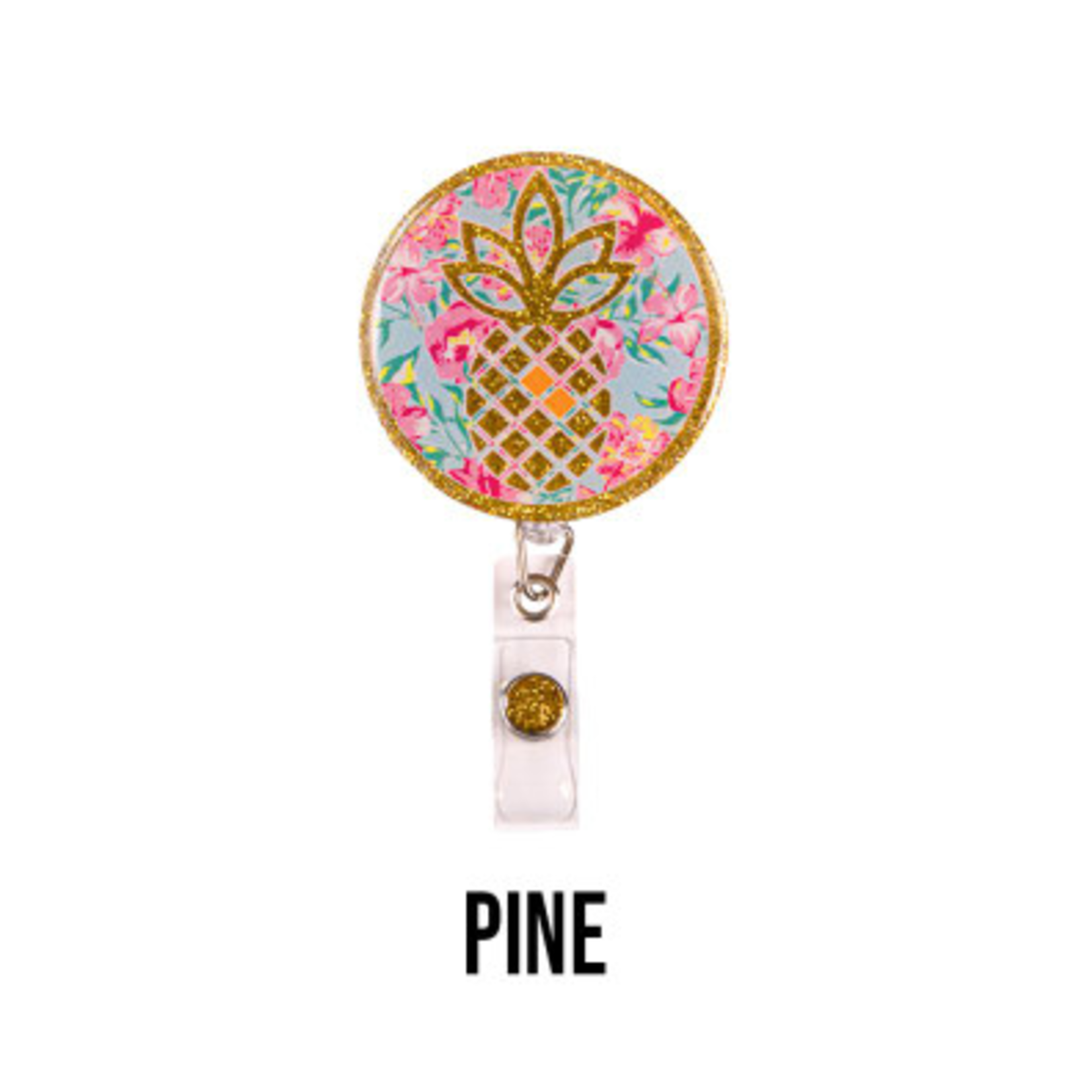 Simply Southern Simply Southern Badge Reel Pineapple