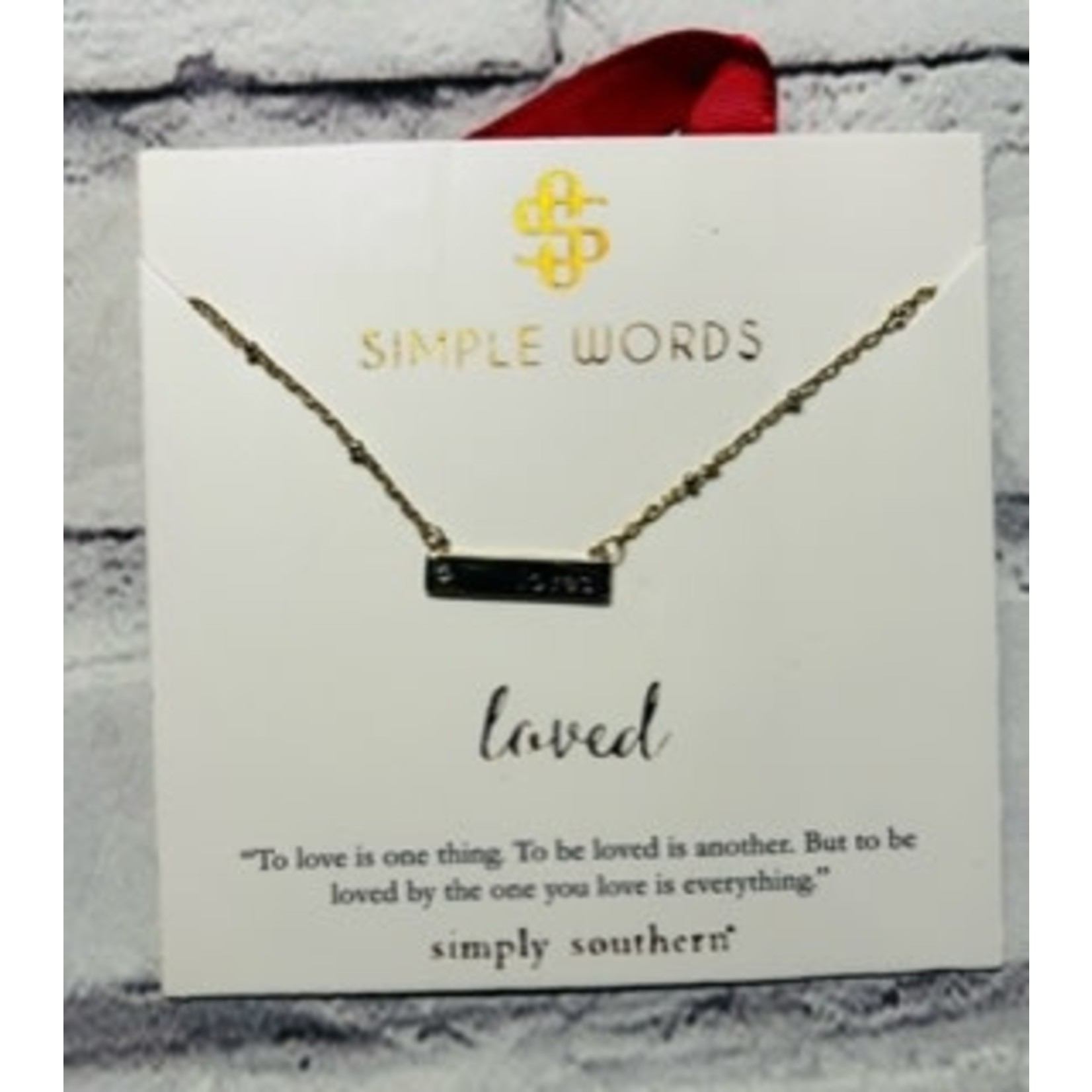 Simply Southern Simply Southern Necklace Loved
