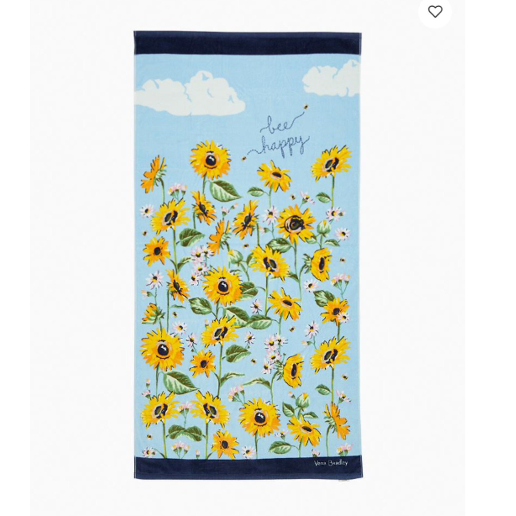 Vera Bradley Vera Bradley Dorm Towel Sunflower Sky