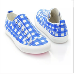 Corkys Corkys Babalu Slip On Sneakers Blue Gingham