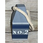 Evergreen No. 2 Wooden Buoy Table Decor