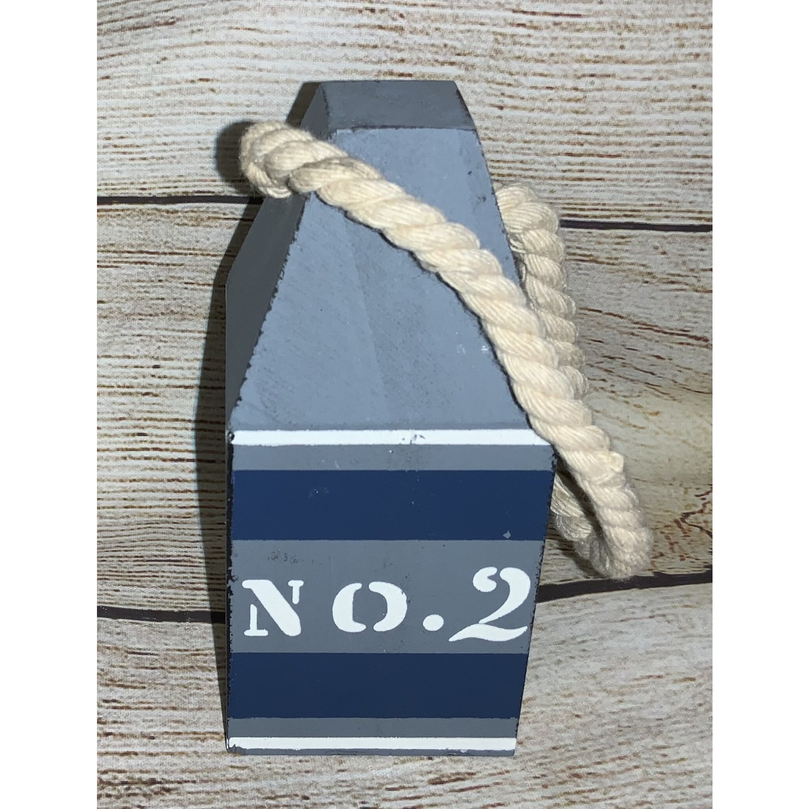 Evergreen No. 2 Wooden Buoy Table Decor