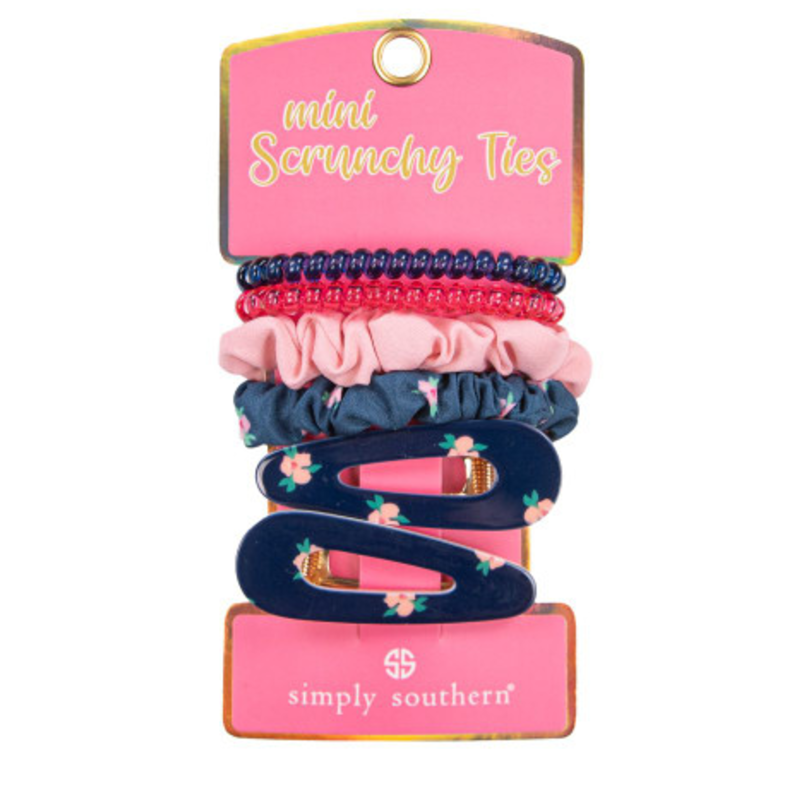 Simply Southern Simply Southern Mini Scrunchy Ties Floral