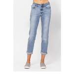 Judy Blue Judy Blue Midrise Bleach Wash Boyfriend