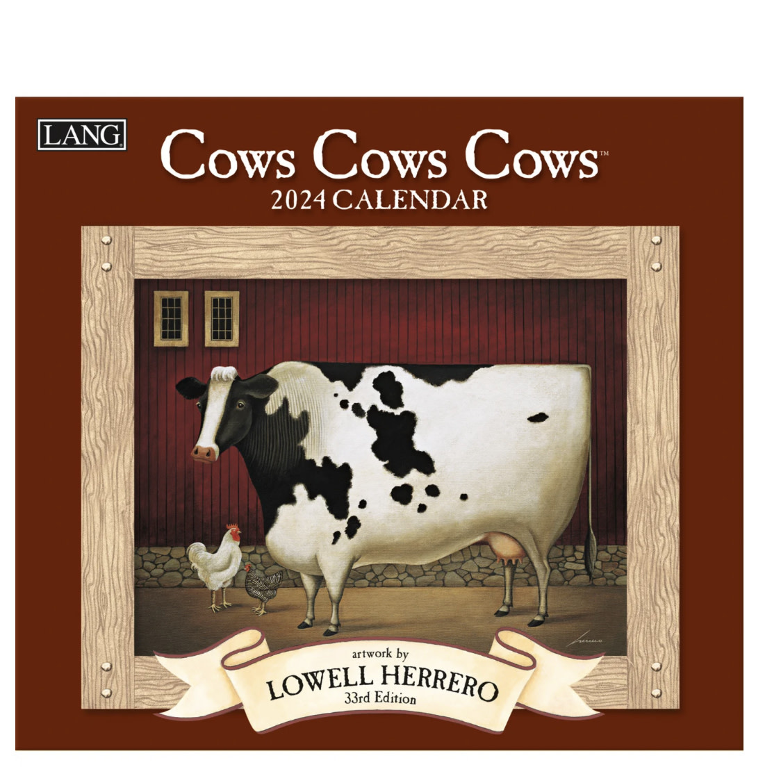 Cows Cows Cows Wall Calendar 2024 A Gathering Place