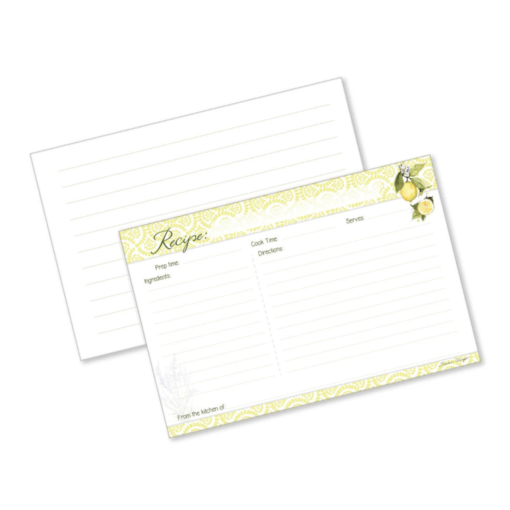 Lang Lang Lemon Grove Recipe Cards