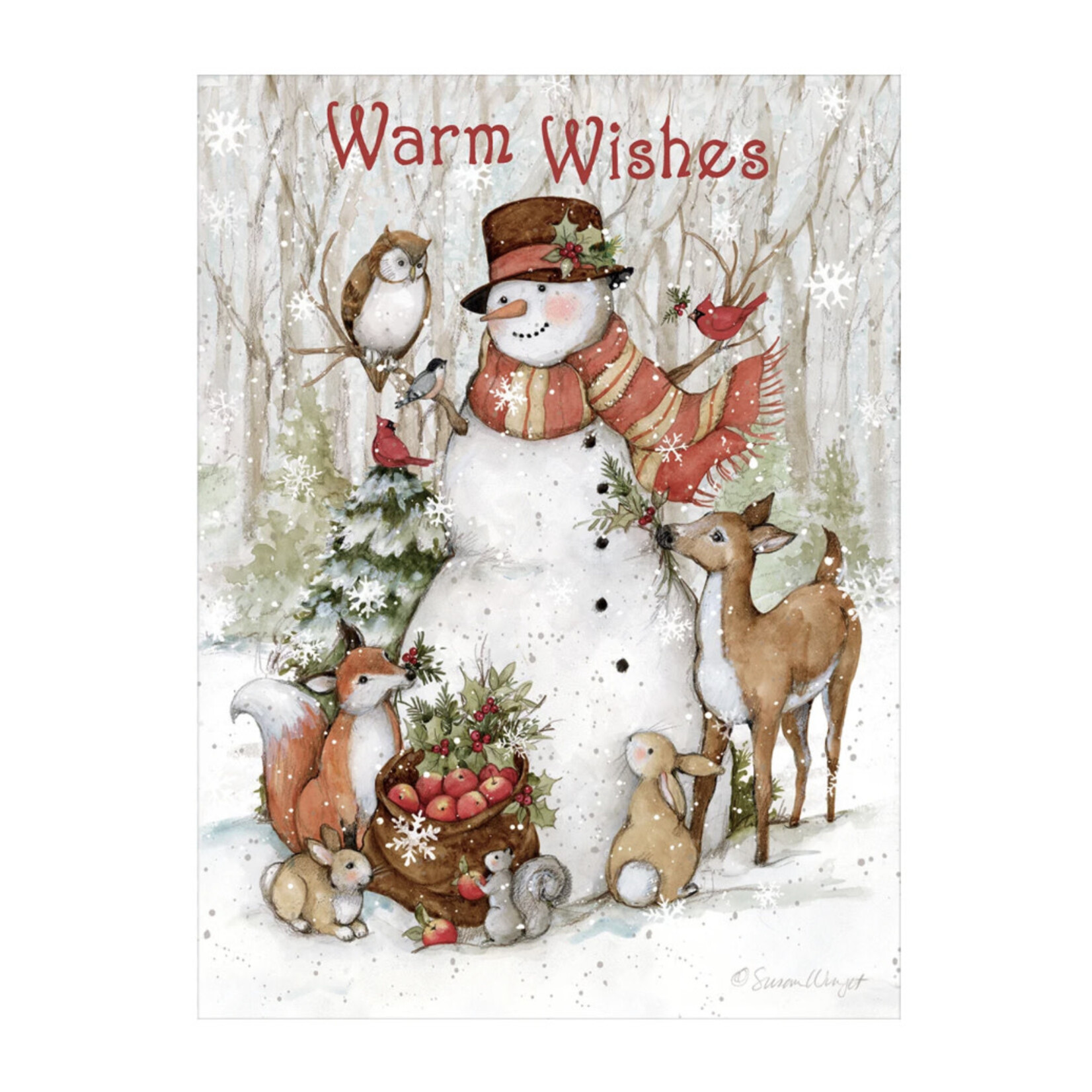 Lang Lang Cozy Snowman Classic Christmas Cards