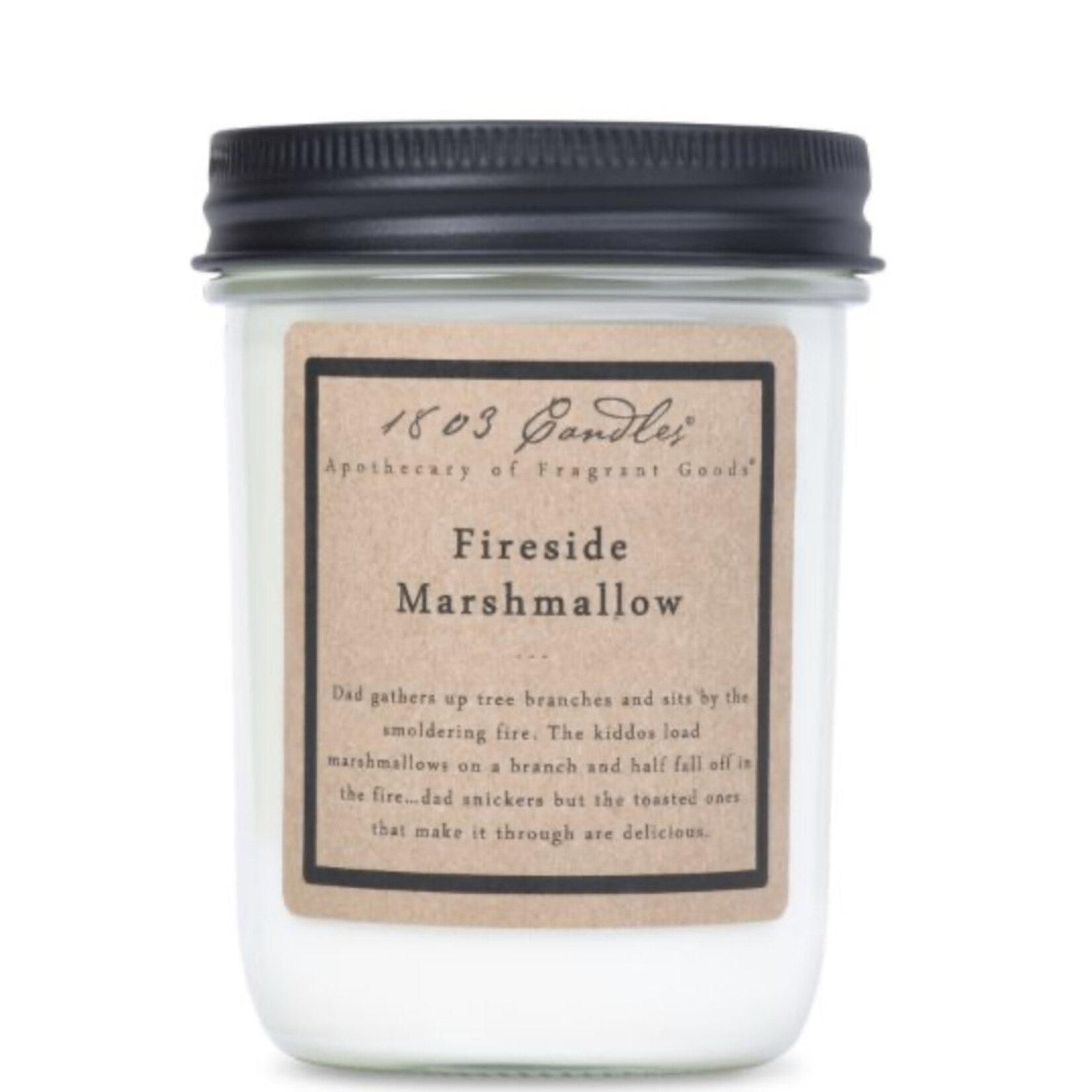 1803 1803 Fireside Marshmallow Soy Jar Candle