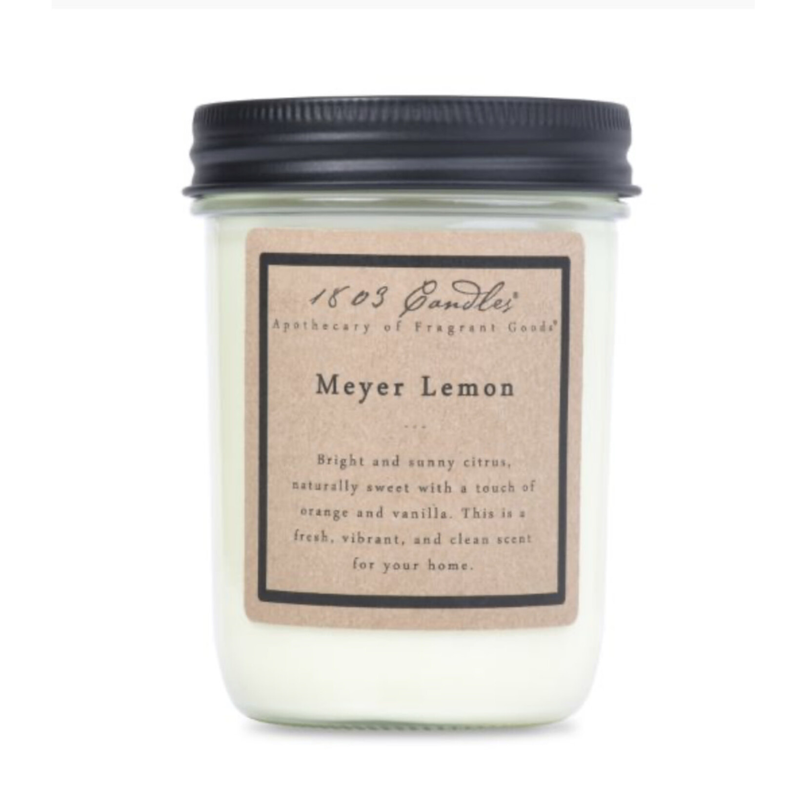 1803 1803 Meyer Lemon Soy Jar Candle