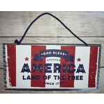 Transpac God Bless America Sign