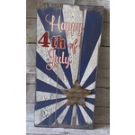 Gerson Happy 4th of July Starburst Sign