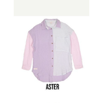 Simply Southern Simply Southern Color Block Button Down Aster