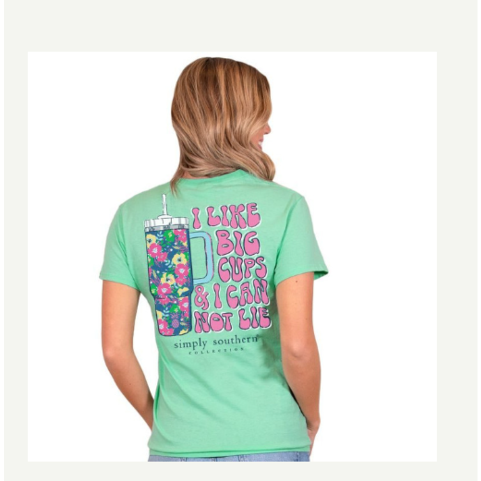 Simply Southern Simply Southern Cups T-Shirt Sea