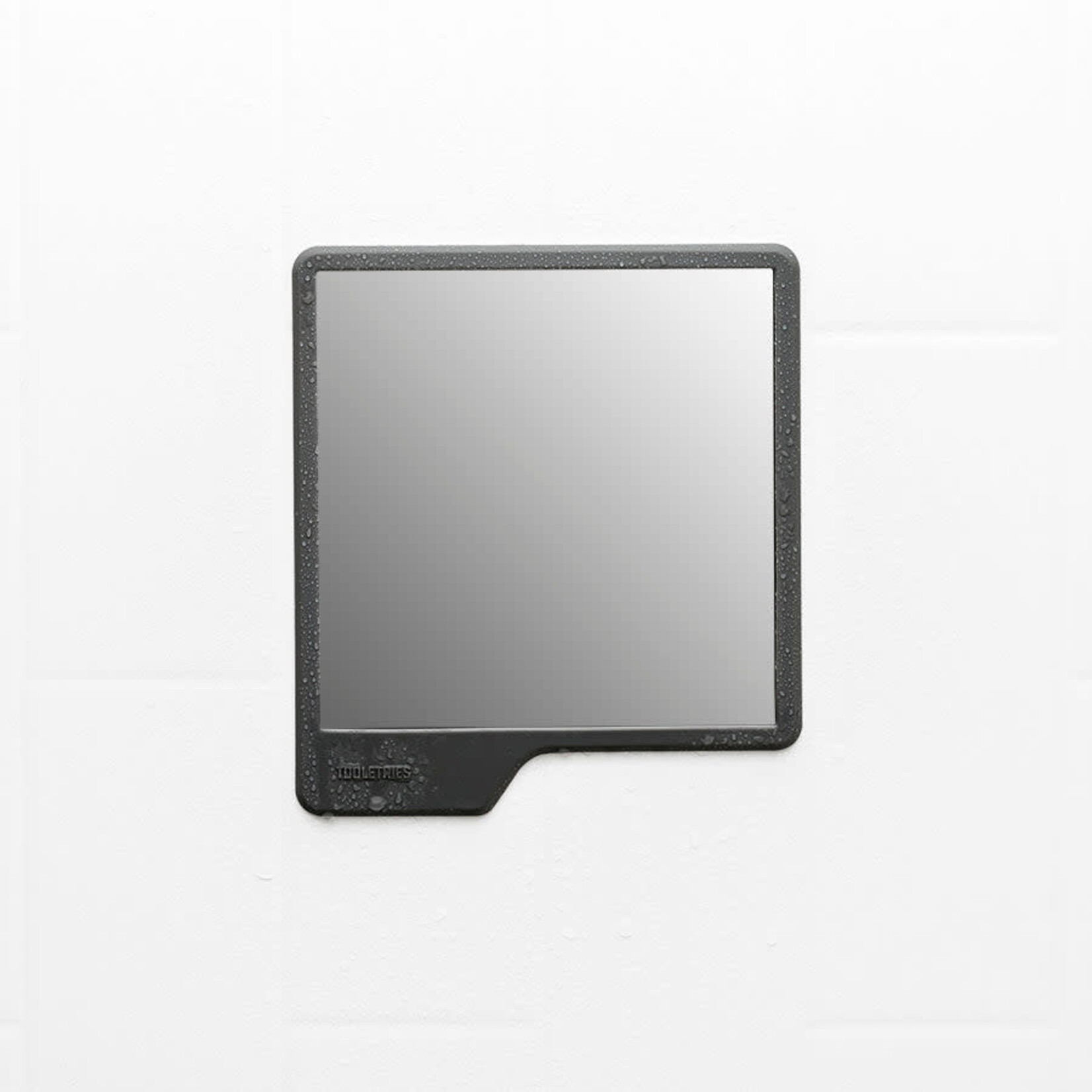 Tooletries Tooletries The Oliver Shower Mirror Charcoal