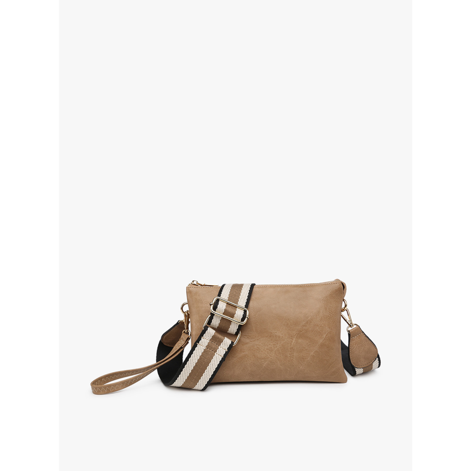 Jen & Co Jen & Co Izzy Crossbody Taupe M2056