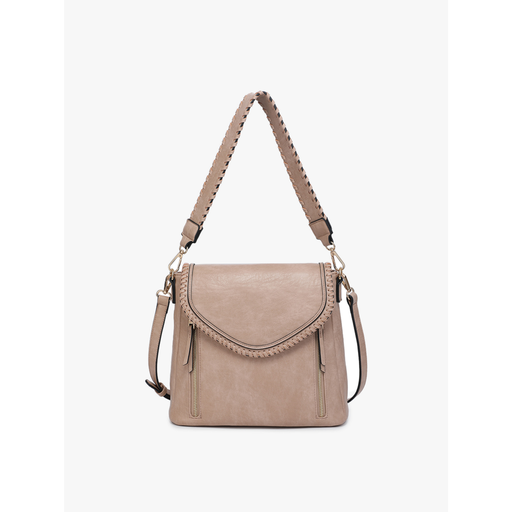 Jen & Co Jen & Co Lorelei Shoulder Bag Beige M2167