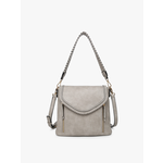 Jen & Co Jen & Co Lorelei Crossbody Light Grey M2167