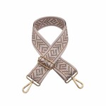 Jen & Co Jen & Co Guitar Strap Boho Taupe STP-BOHO-TP