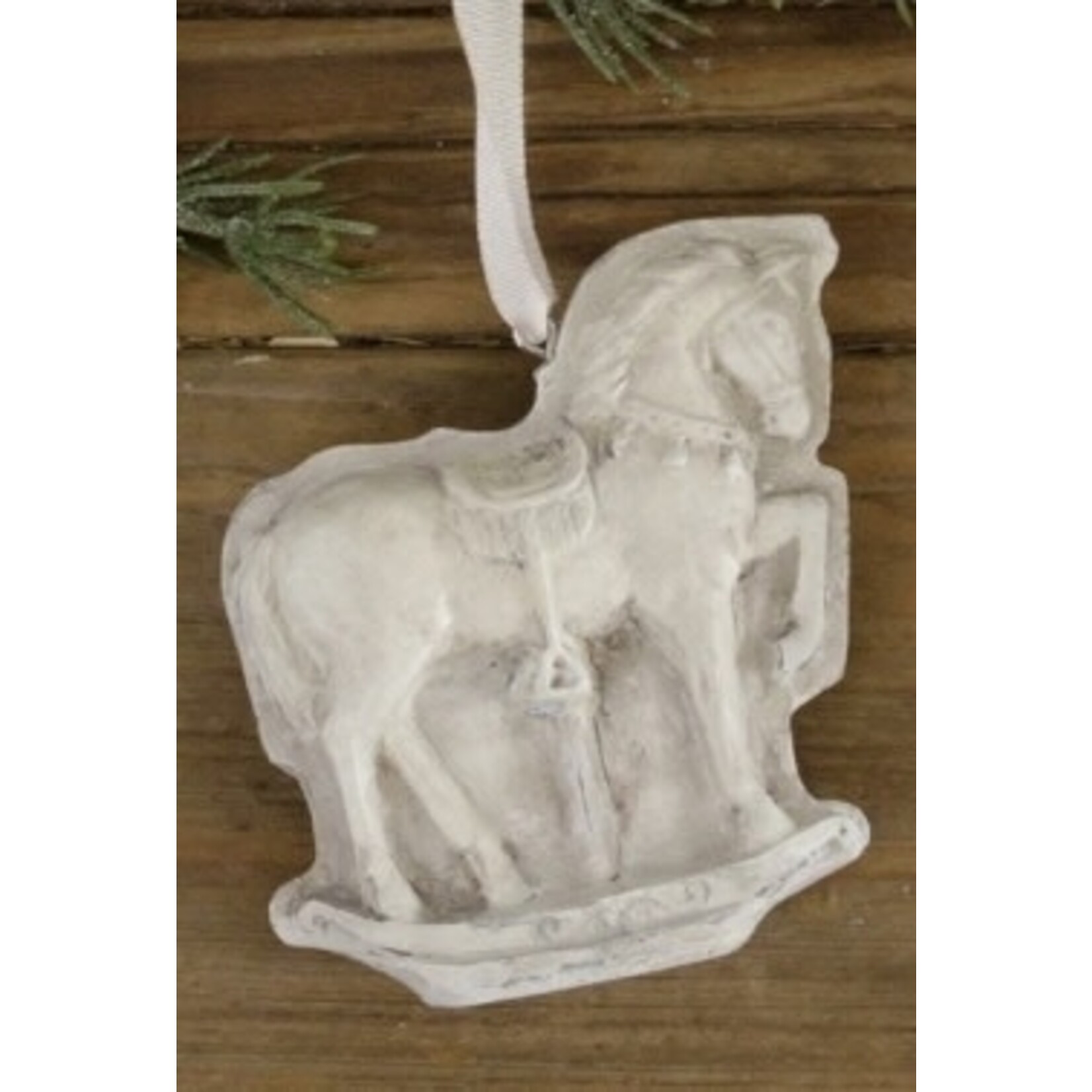 Audrey’s Christmas Mold Ornament Rocking Horse