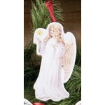 Audrey’s Angel Vintage Print Christmas Ornament