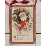 Audrey’s Vintage Santa Postcard Ornament Style 4