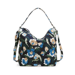 Vera Bradley Vera Bradley Performance Twill Oversized Hobo Shoulder Bag Immersed Blooms