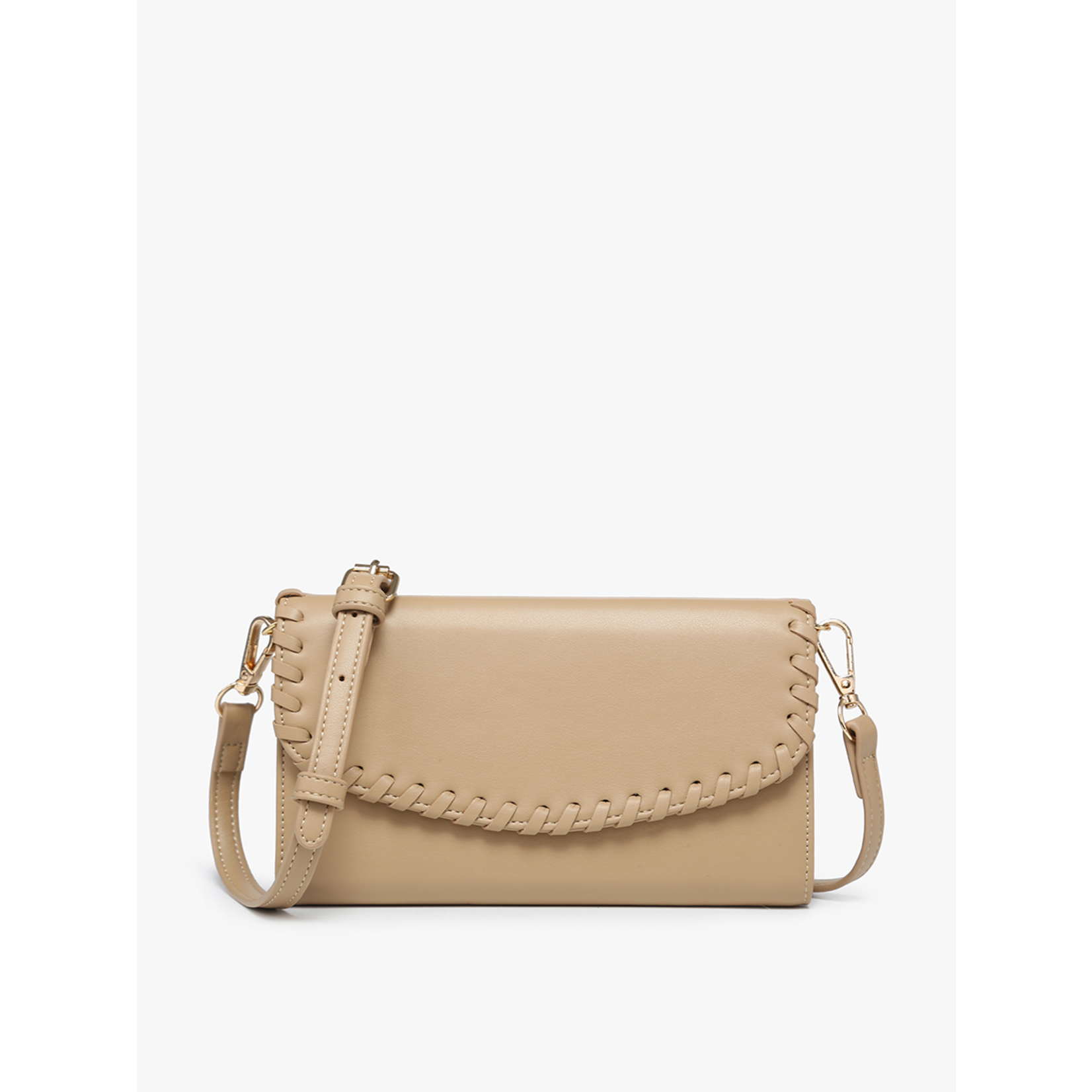 Jen & Co Jen & Co Kyle Wallet Crossbody Taupe M2345