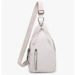 Jen & Co Jen & Co Nikki Sling Crossbody Ivory M2342