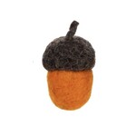 Ganz Orange Felt Wool Mini Acorn