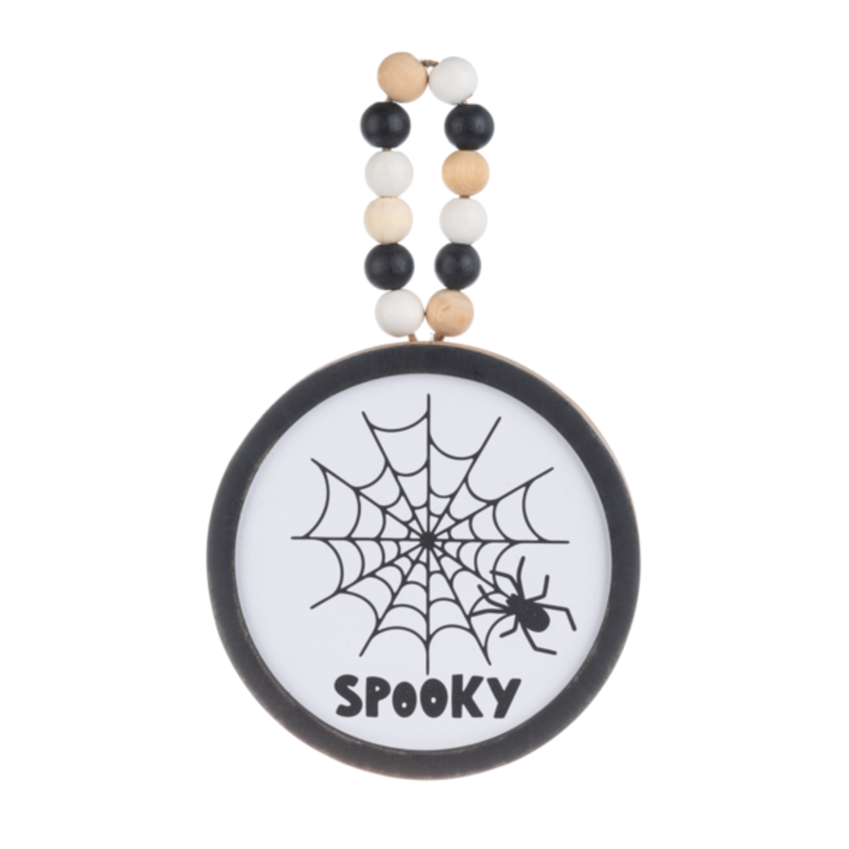 Ganz Spooky Spider Web Beaded Ornament