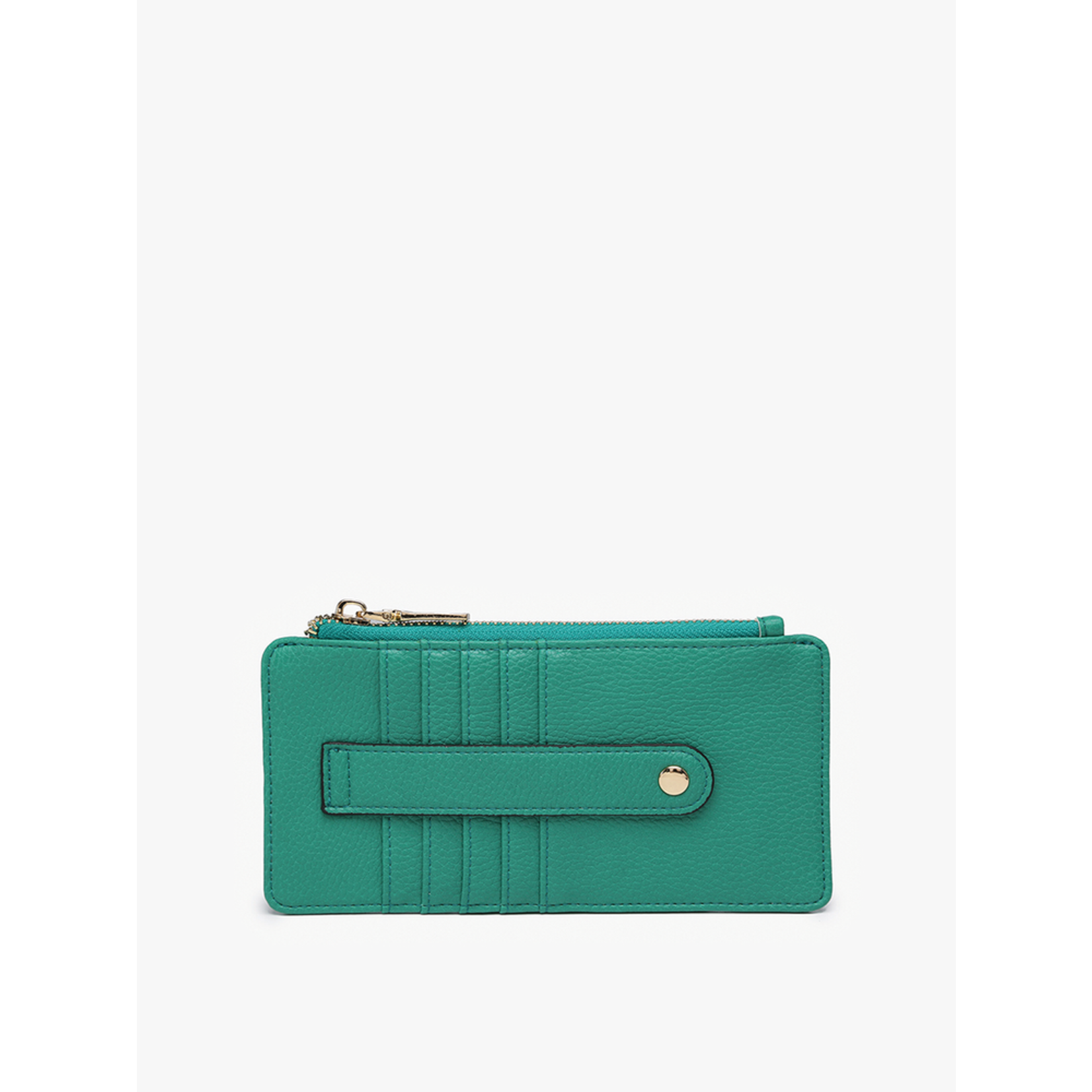 Jen & Co Jen & Co Saige Slim Wallet Kelly Green WL1889
