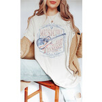 Kissed Apparel Kissed Apparel Nashville Music City Oversized Graphic Tee